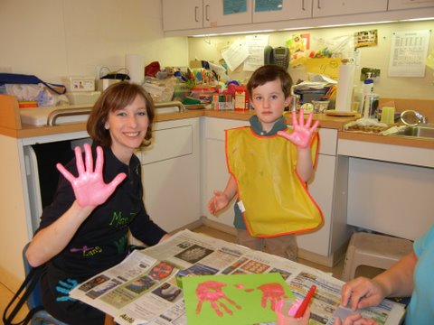 Weekday Nursery School Painting